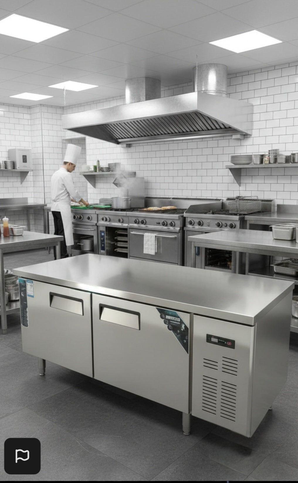 Table réfrigérée professionnelle 150 CM – 275L Inox JLCHR