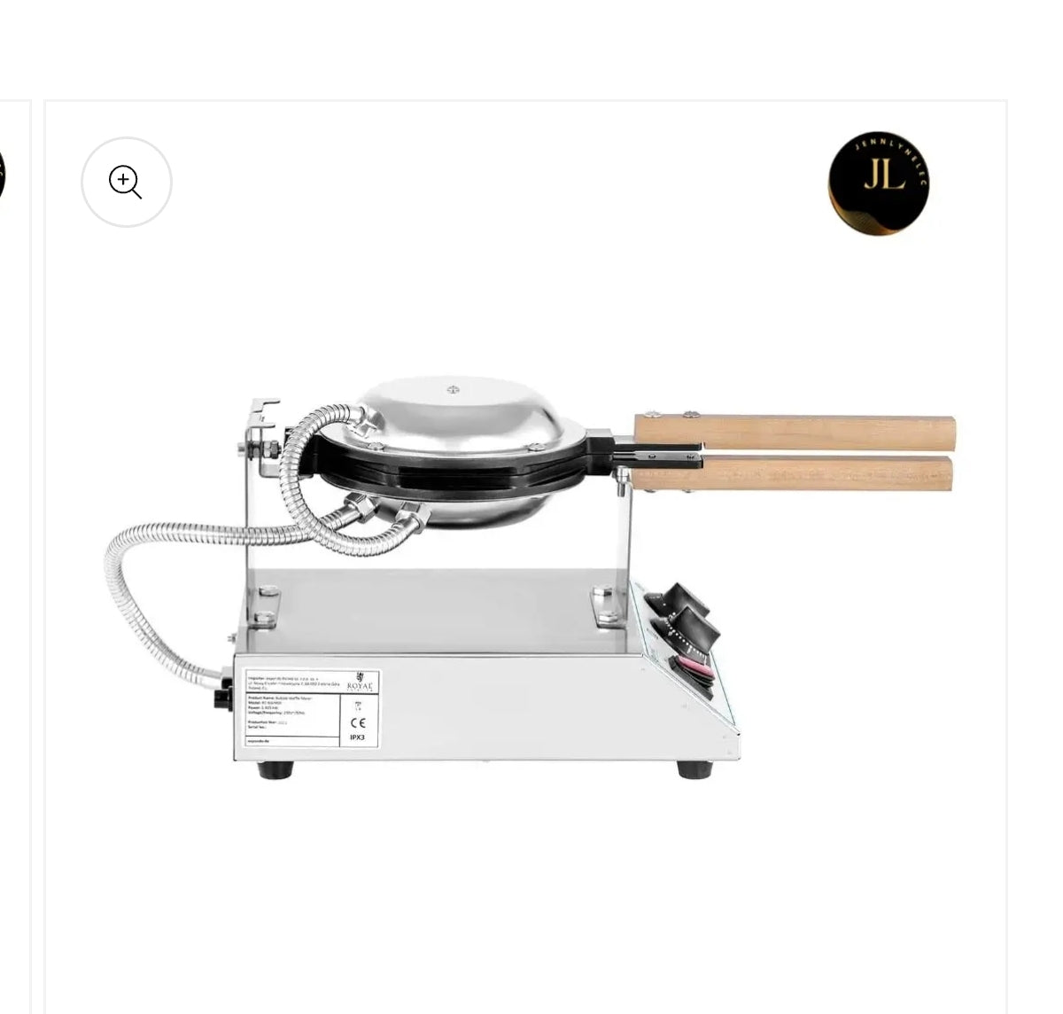 Gaufrier Pro bubble waffle 180°