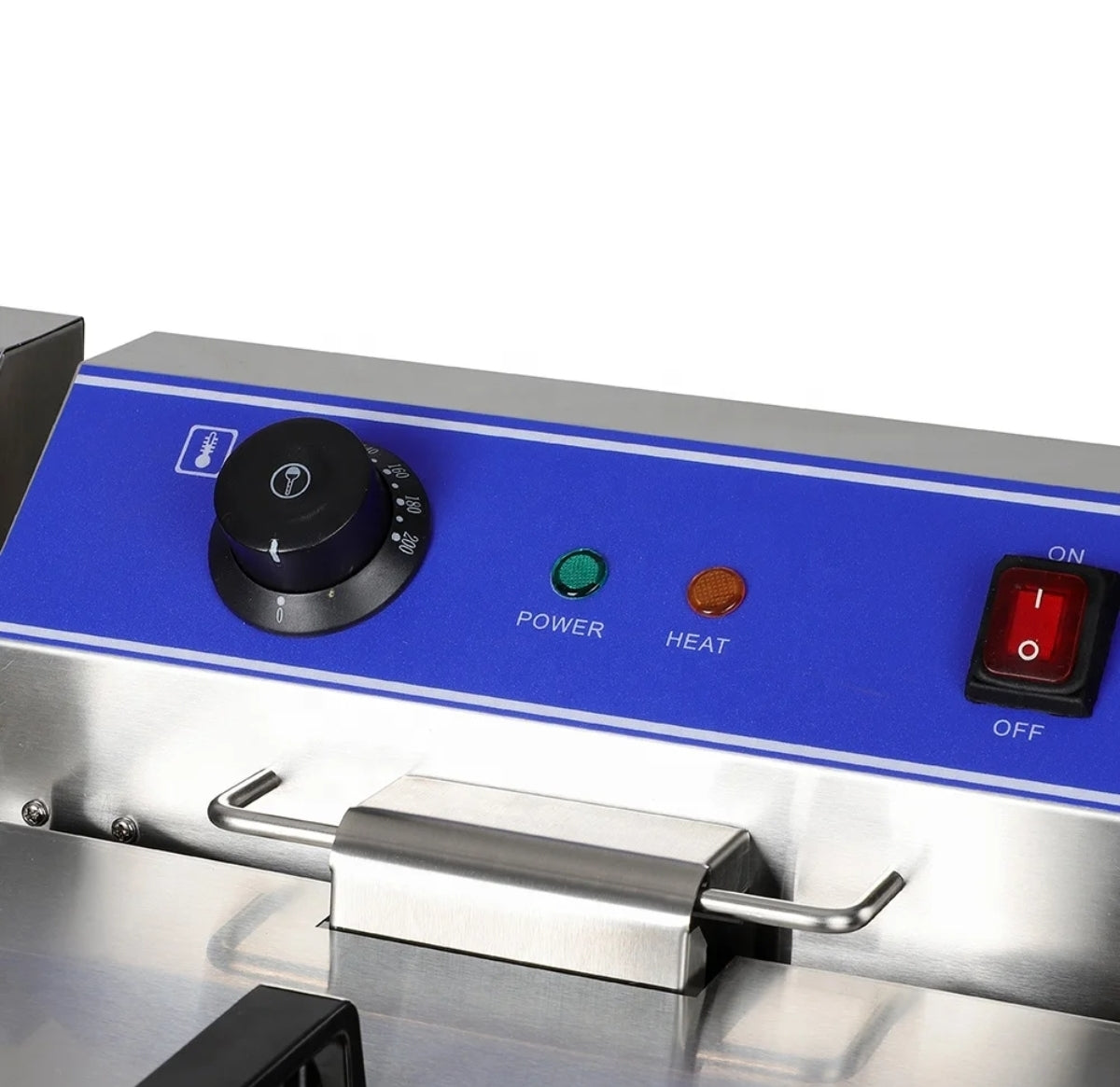 Friteuse électrique double cuve 2×10 litres