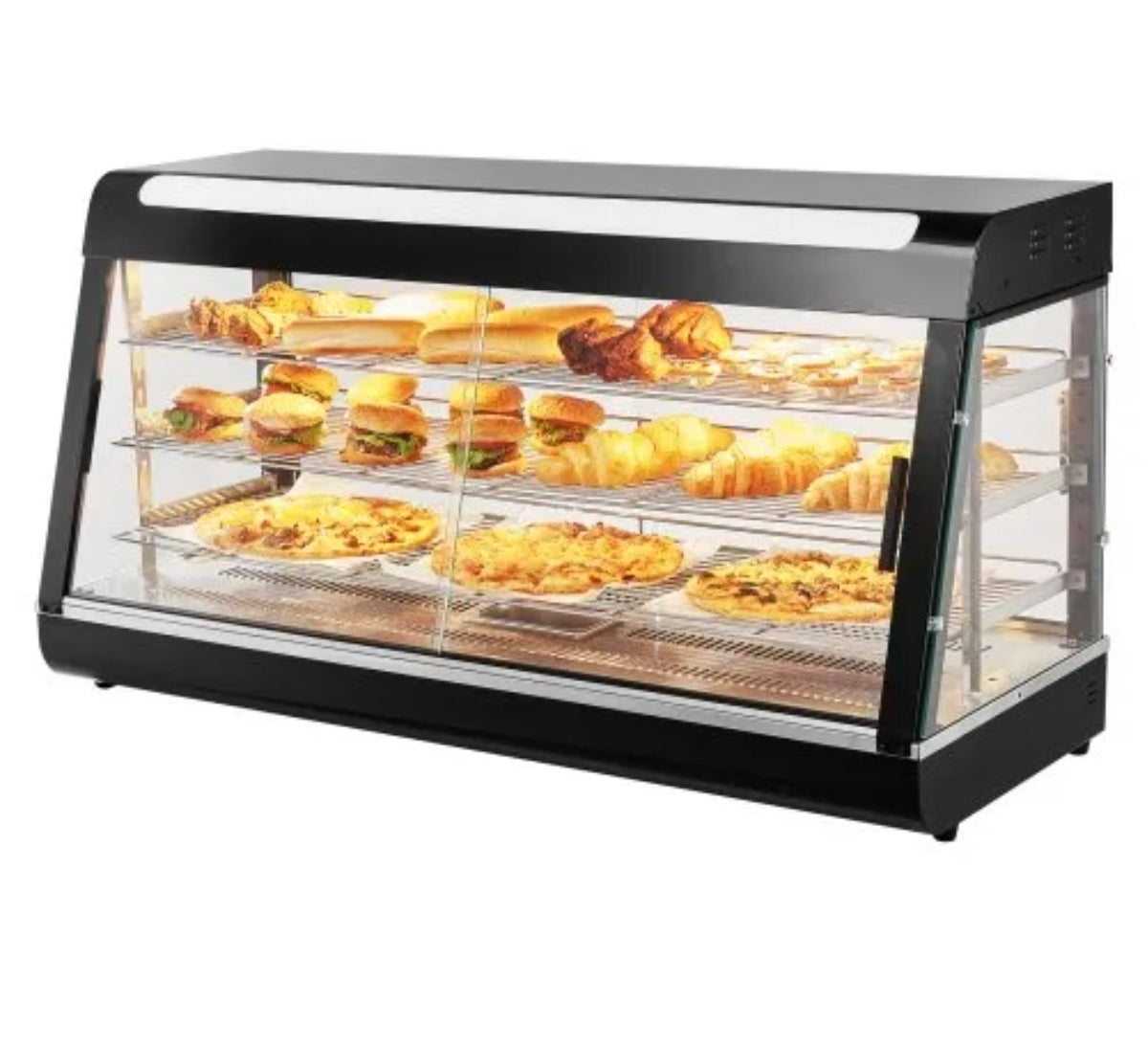 Vitrine chauffante 120 LED