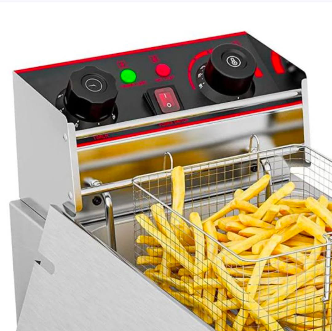 Friteuse double bac 2×8 L semi-pro