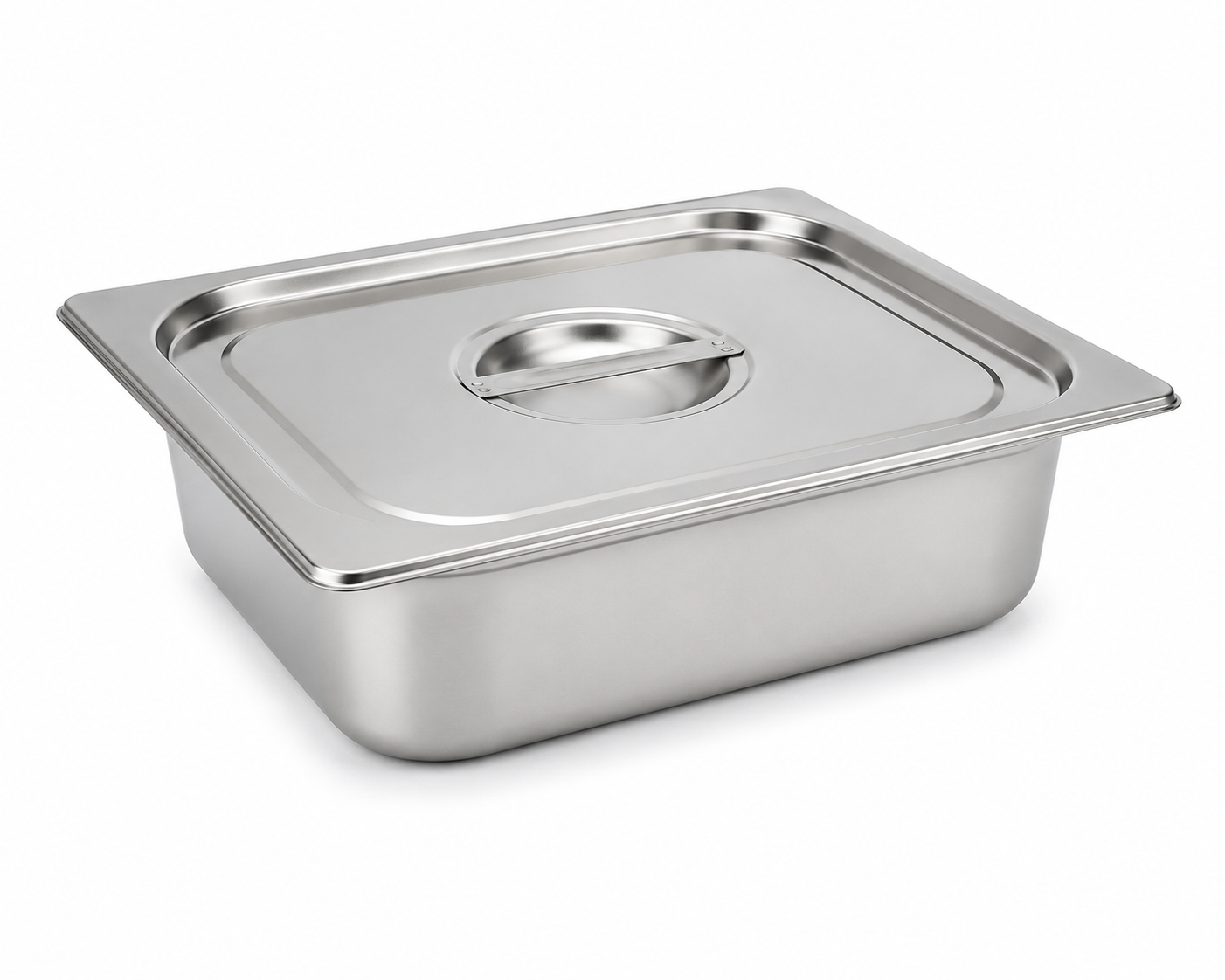Bac Gastro GN 1/2 avec couvercle inox – Acier inoxydable 1 mm