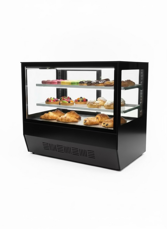 Vitrine Réfrigérée à Gâteaux  90 cm Air Ventilé Verre Trempé – JL CHR