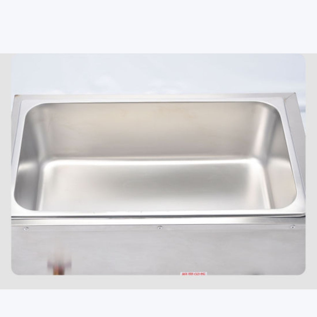 Bain marie professionnel acier inoxydable 1 bac GN 1/1 alarme antidry