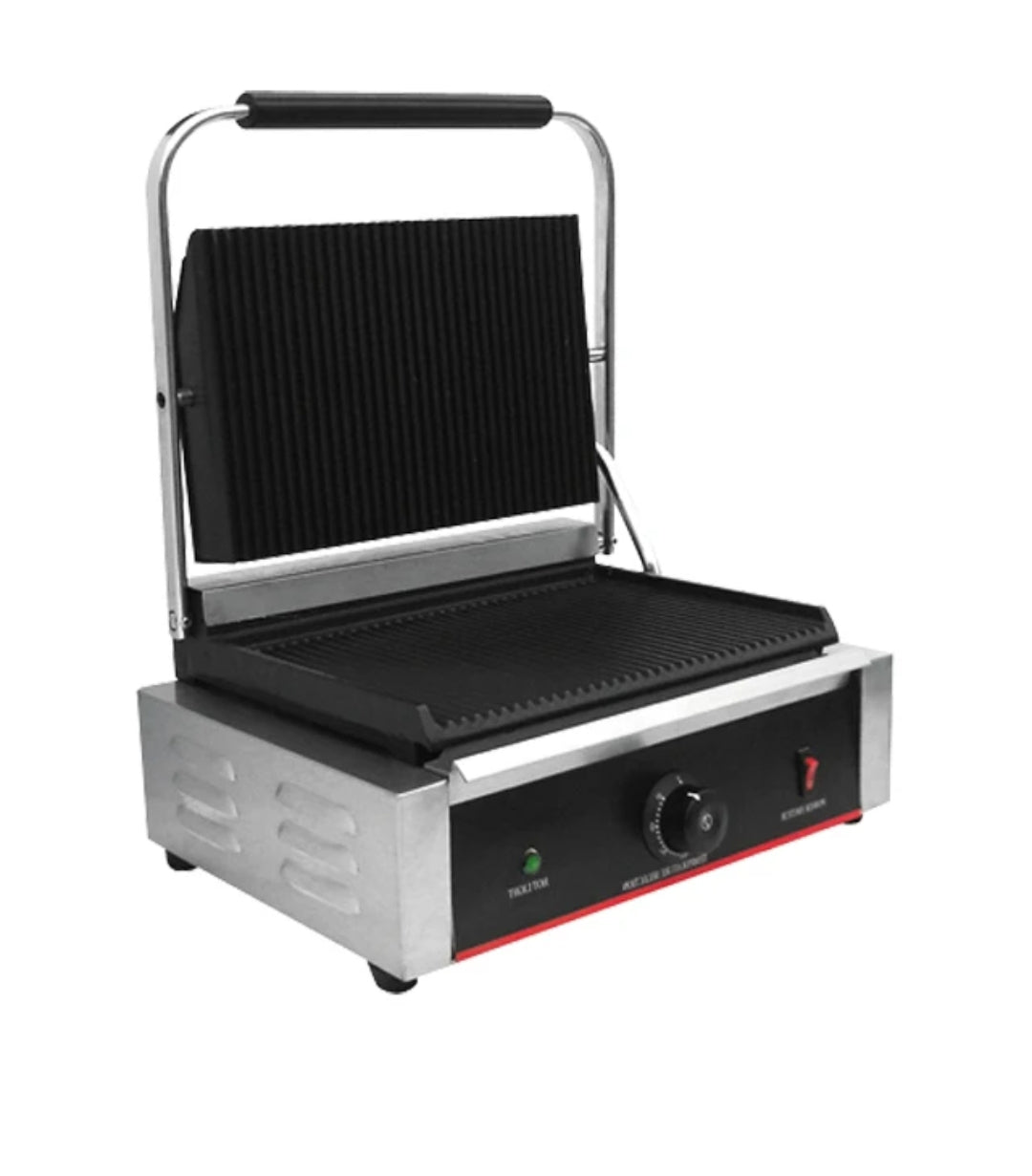 Grill à Panini Professionnel Rainuré – 1800 W