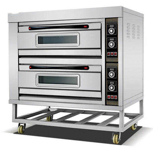 Four Électrique Professionnel 2 Bouches – 4 Plateaux