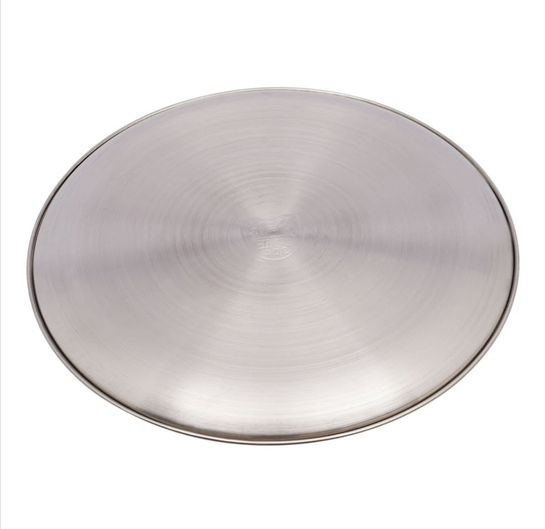 Plateau acier inoxydable 34 cm