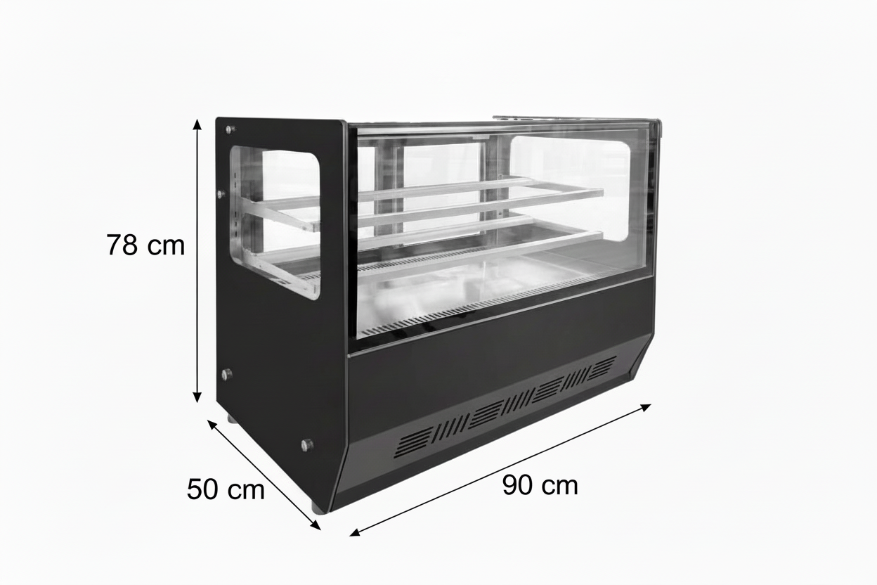 Vitrine réfrigérée à gâteau de comptoir – 90 cm  - JLCHR