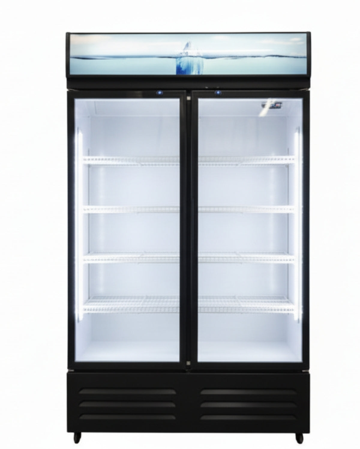Réfrigérateur professionnel vitrine – 688 L – Froid positif