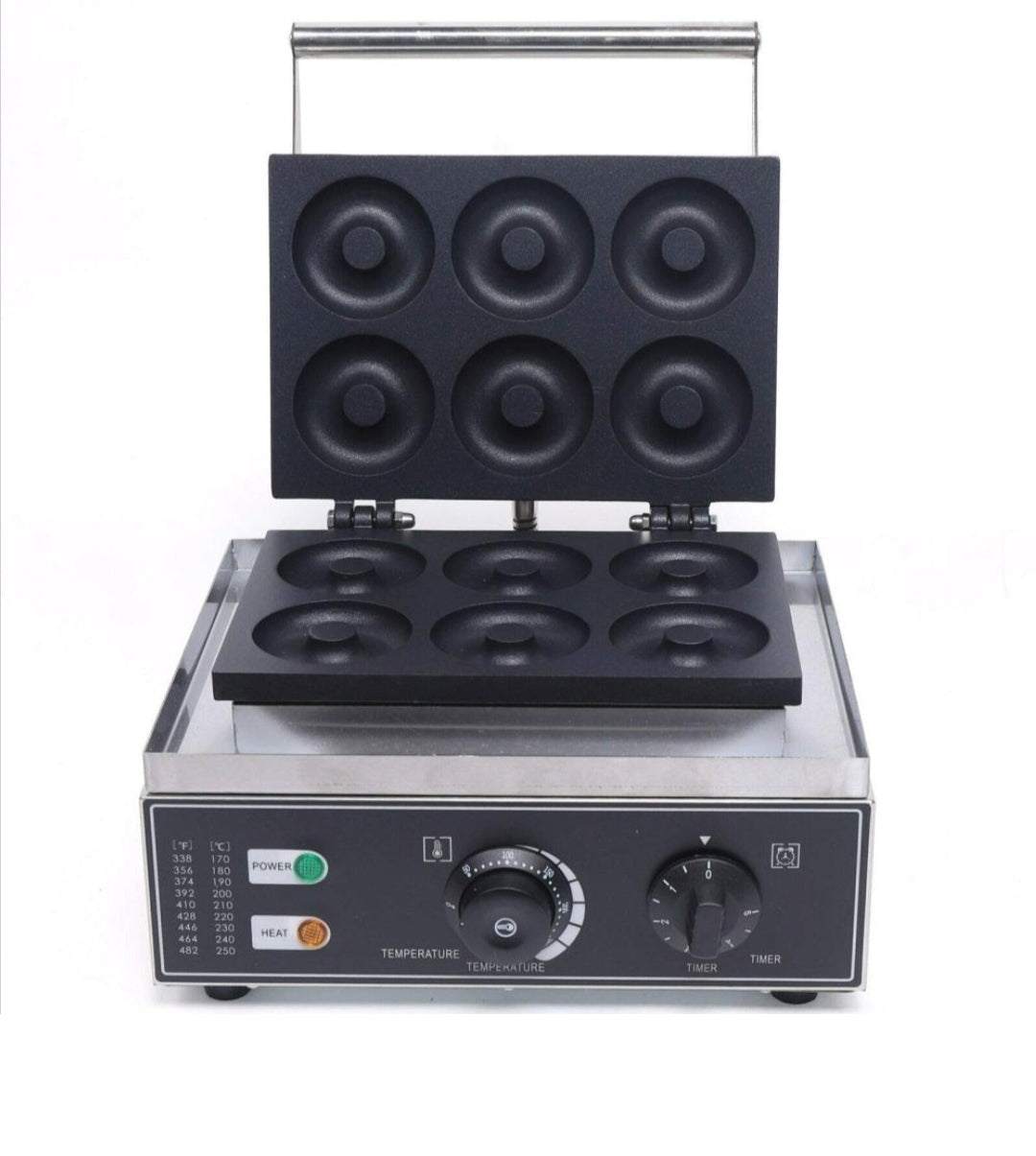 Appareil à Donuts Professionnel – 6 Beignets | Inox – 220V – JL CHR